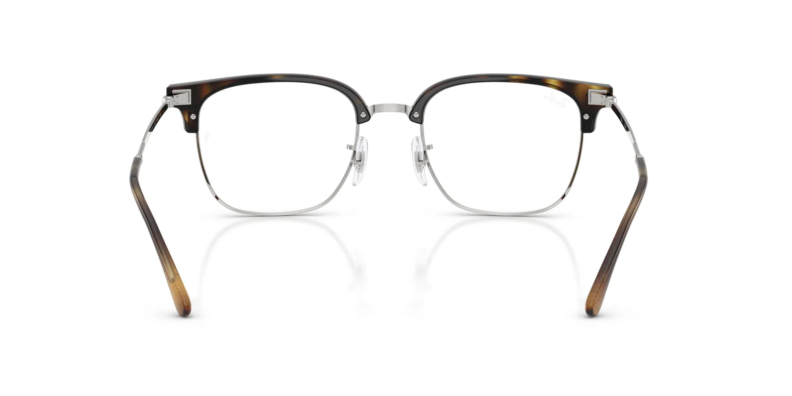 Ray-Ban New Clubmaster 7216 Eyeglasses - Blue On Gunmetal - view 102
